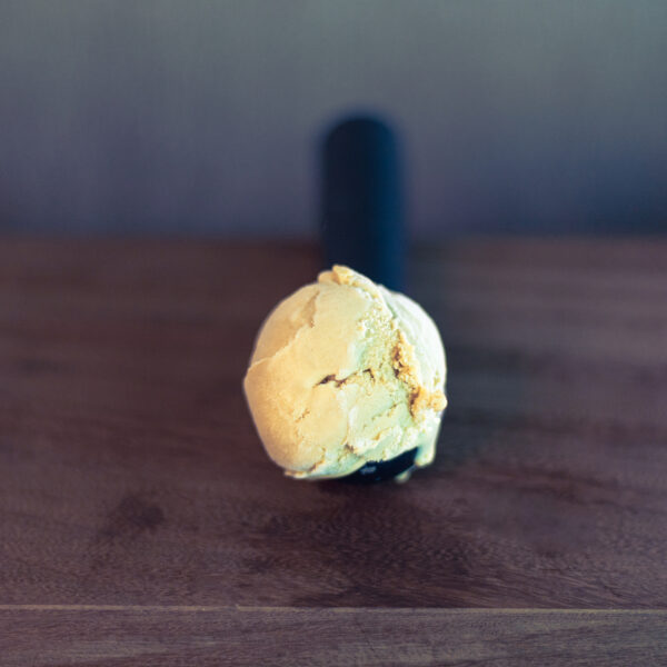 Hazelnut praline ice cream