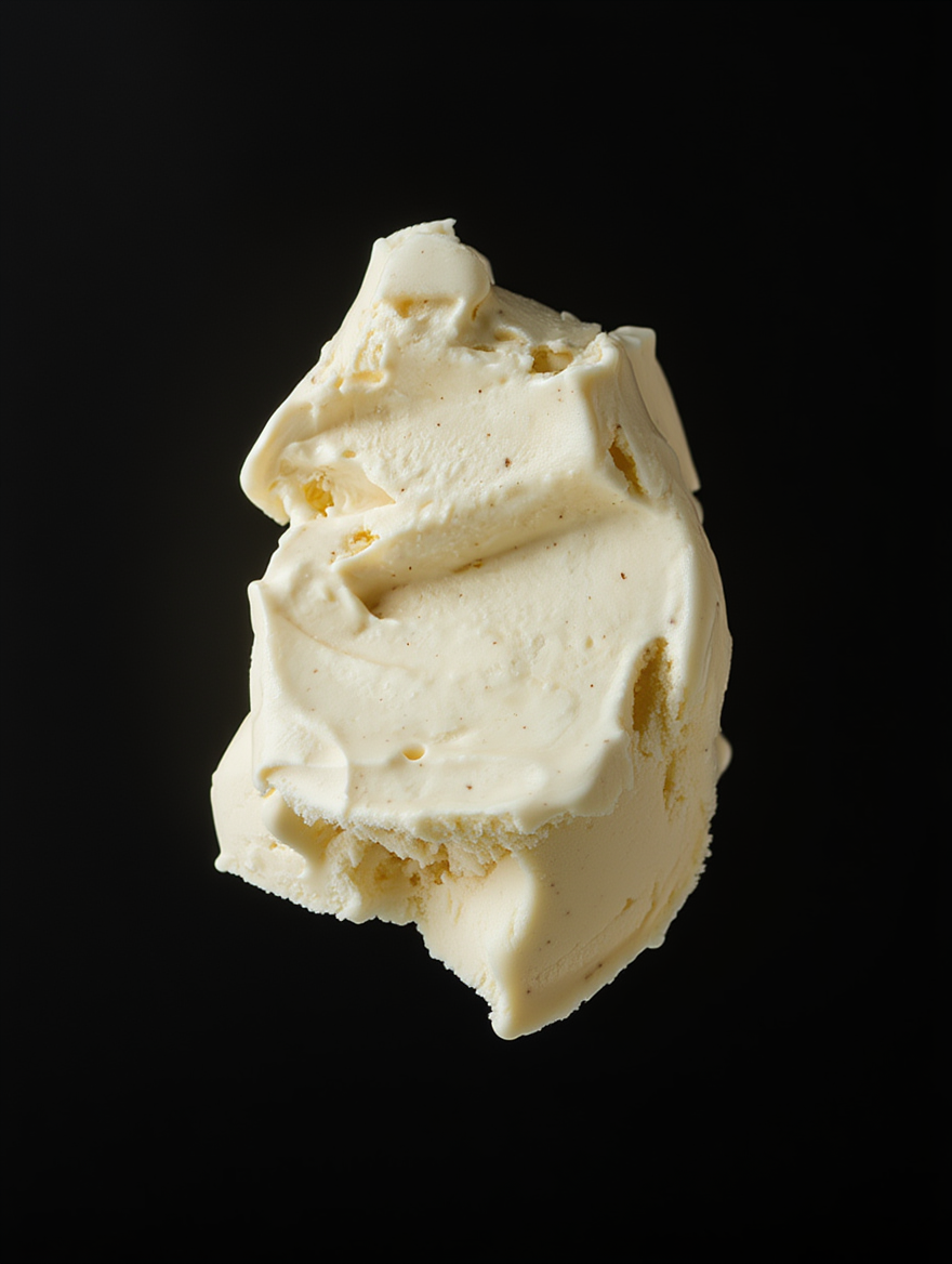 Toasted coconut with gula melaka ice cream